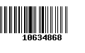 Código de Barras 10634868