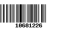 Código de Barras 10681226