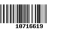 Código de Barras 10716619