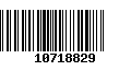 Código de Barras 10718829