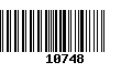 Código de Barras 10748