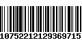 Código de Barras 10752212129369715