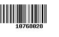 Código de Barras 10768028