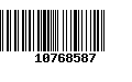 Código de Barras 10768587