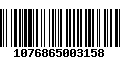 Código de Barras 1076865003158