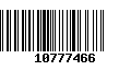 Código de Barras 10777466