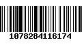 Código de Barras 1078284116174