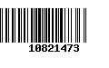 Código de Barras 10821473