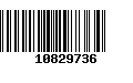 Código de Barras 10829736