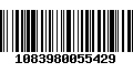 Código de Barras 1083980055429