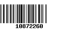 Código de Barras 10872260