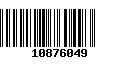 Código de Barras 10876049