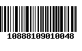 Código de Barras 10888109010048