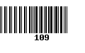 Código de Barras 109