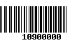 Código de Barras 10900000