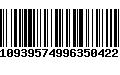 Código de Barras 10939574996350422