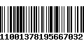 Código de Barras 11001378195667032