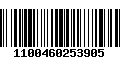 Código de Barras 1100460253905