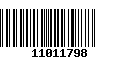 Código de Barras 11011798