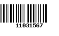 Código de Barras 11031567