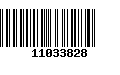 Código de Barras 11033828