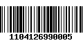 Código de Barras 1104126990005