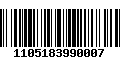 Código de Barras 1105183990007