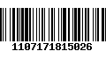 Código de Barras 1107171815026