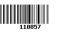 Código de Barras 110857