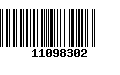 Código de Barras 11098302