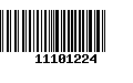 Código de Barras 11101224