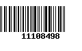 Código de Barras 11108498