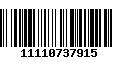 Código de Barras 11110737915