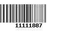 Código de Barras 11111887