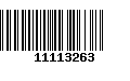 Código de Barras 11113263