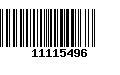 Código de Barras 11115496