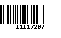 Código de Barras 11117207