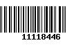 Código de Barras 11118446