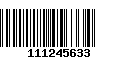 Código de Barras 111245633