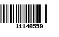 Código de Barras 11140559