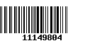 Código de Barras 11149804