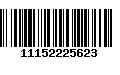 Código de Barras 11152225623