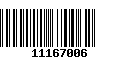 Código de Barras 11167006