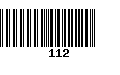 Código de Barras 112