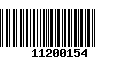 Código de Barras 11200154