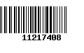 Código de Barras 11217408