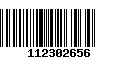 Código de Barras 112302656