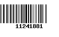 Código de Barras 11241881