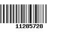 Código de Barras 11285728