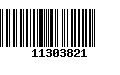 Código de Barras 11303821